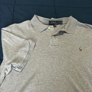 Polo by Ralph Lauren Men's Gray Polo Shirt